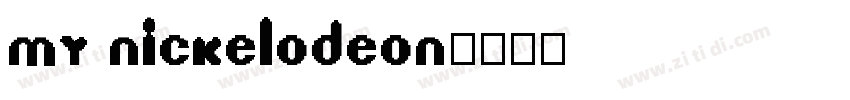 my nickelodeon字体转换